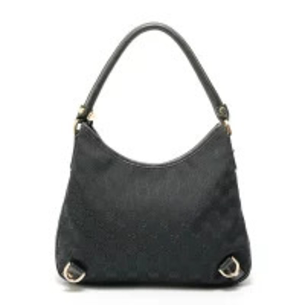 Gucci Bag GG Canvas Black Shoulder Abbey Shoulder One Hobo